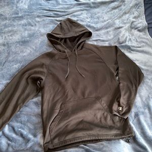 Mens Champion charcoal black hoodie